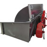Transport box hydraulic opening