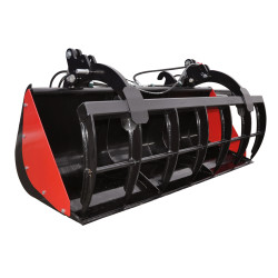Bucket with grapple...
