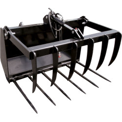Manure fork with grapple 1...