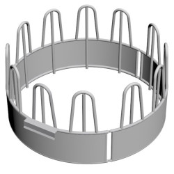 Cattle feeder round zinc...